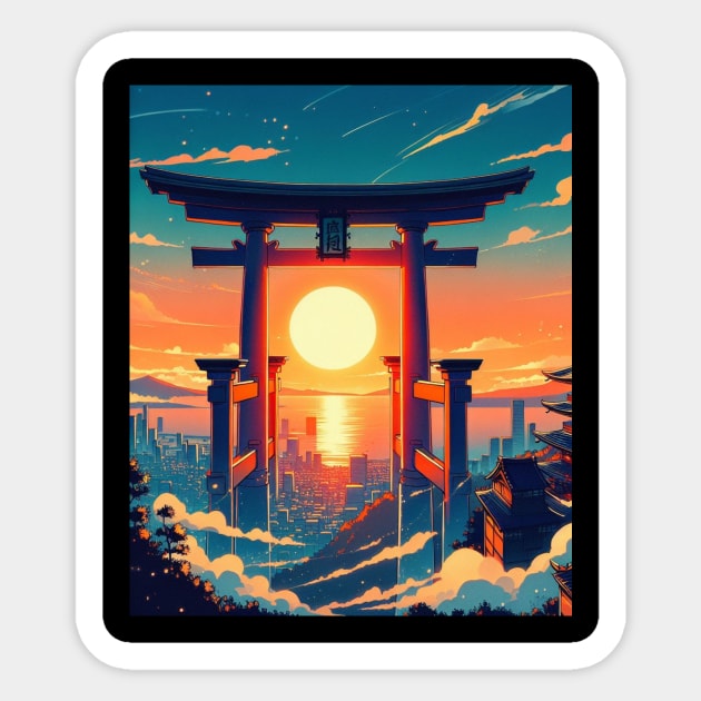 Torii Gate Japan Sticker by AnimeVision